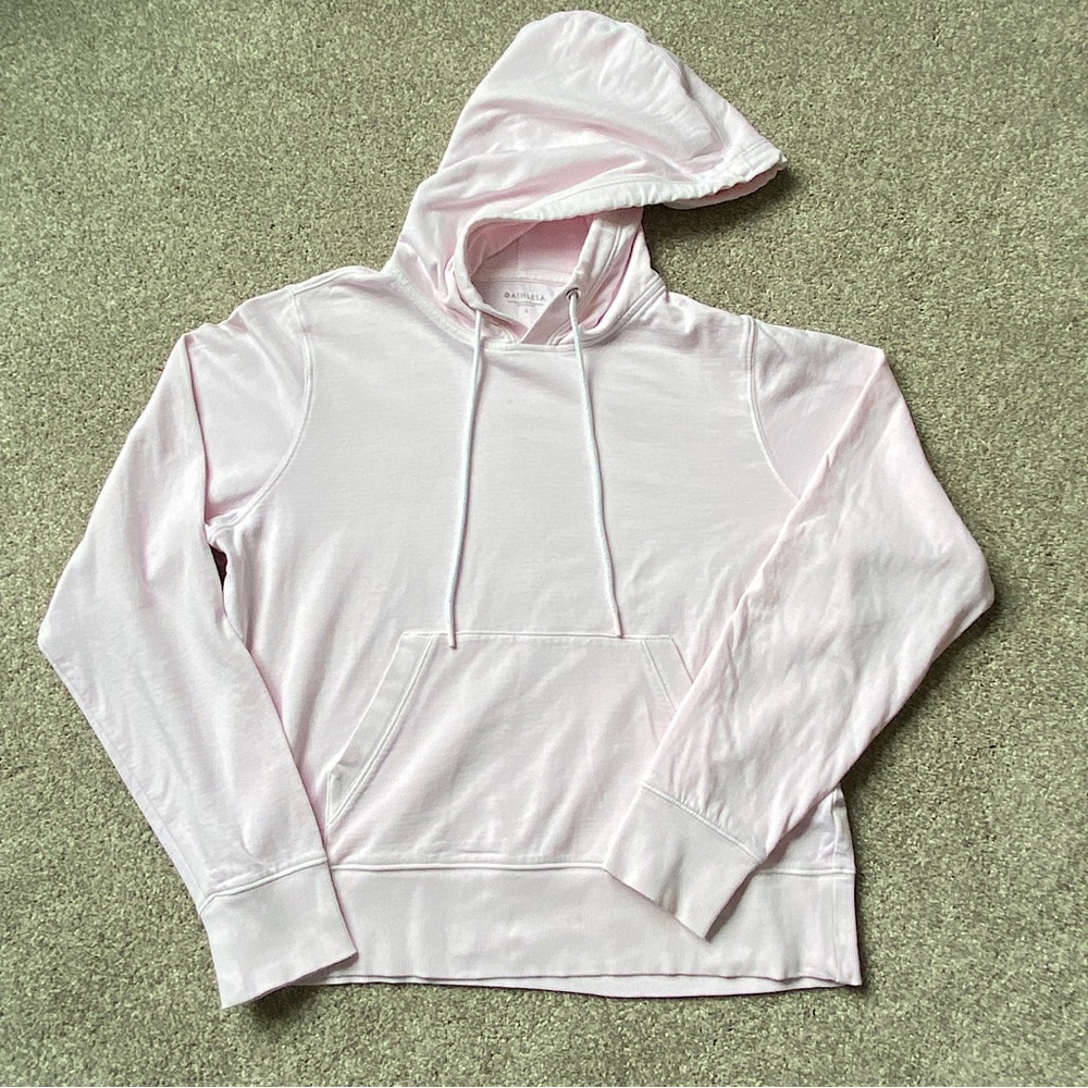 ATHLETA Hooded Sweatshirt, Women’s Size Large, Light Pink